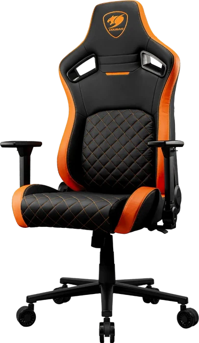 Cougar Defensor CGR-DFL-ORB Gamingstuhl, schwarz/orange