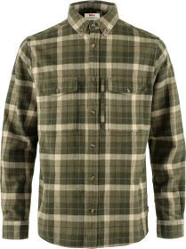 Fjällräven Värmland Heavy Flannel Hemd langarm green/deep forest (Herren)