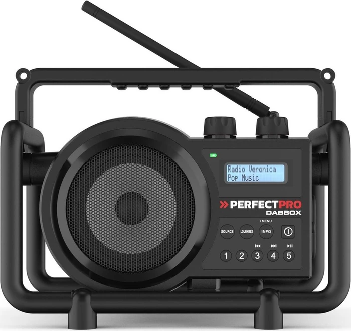PerfectPro DABBox Batterie-/Elektro-Baustellenradio