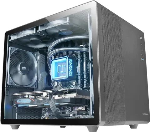 Mars Gaming MC-MPRO, schwarz, Glasfenster