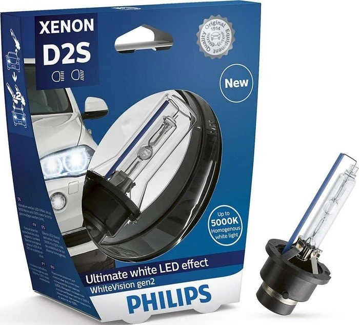 Philips Xenon WhiteVision gen2 D2S 35W, 1er-Pack
