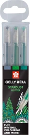 Sakura Gelly Roll Stardust Glitter Forest Gelroller (Mine) sortiert, 3er-Set, Etui