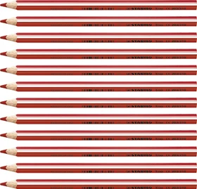 STABILO Trio thick Buntstift rot, Kartonbox, 12er-Pack