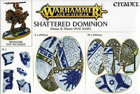 Games Workshop Warhammer Age of Sigmar - Shattered Dominion - Rundbases (60mm & 90mm)
