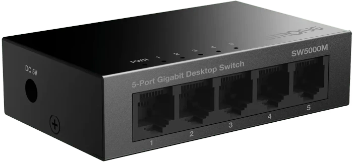 Strong Desktop Gigabit Switch, 5x RJ-45