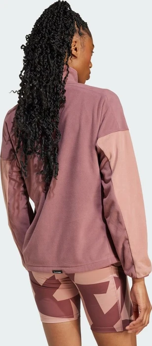 adidas Terrex Multi Climawarm Fleece Funktionsshirt langarm burgundy/warm clay (Damen)