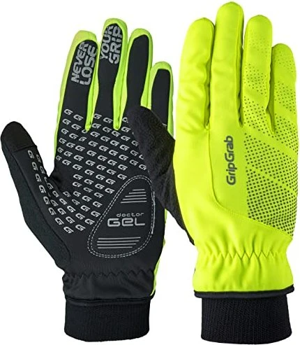GripGrab Ride Windproof Winter Fahrradhandschuhe hi-vis