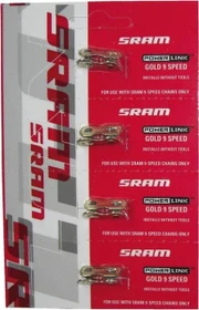 SRAM PowerLock 9s Verschlussglied gold