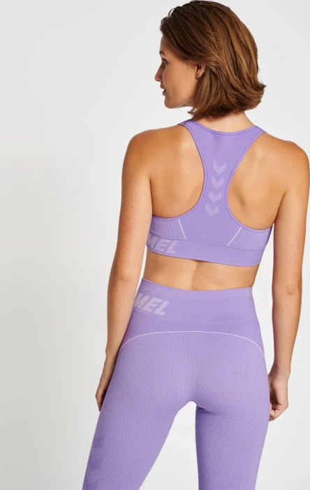 hummel Christel Sport-BH paisley purple/lavender melange (Damen)