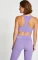 hummel Christel Sport-BH paisley purple/lavender melange (Damen) Vorschaubild