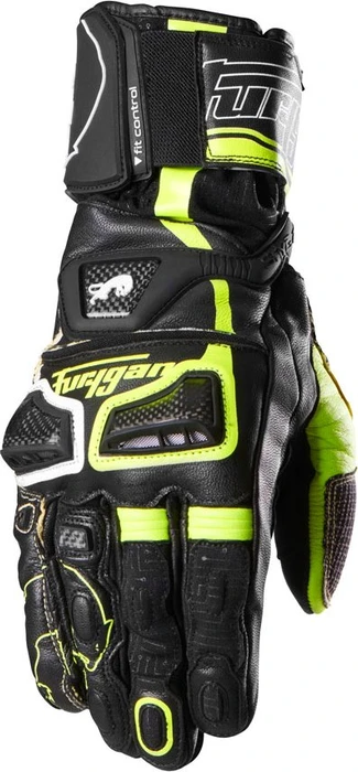 Furygan Styg 20 X Kevlar schwarz/weiß/gelb