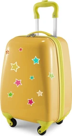 Hauptstadtkoffer For Kids reflektierende Aufkleber Sterne Spinner 24l gelb