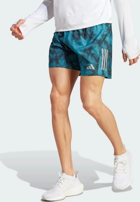 adidas Own the Run Allover Print Laufhose kurz (Herren)