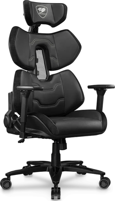 Cougar Terminator Elite CGR-TRE-SLB Gamingstuhl, schwarz/silber