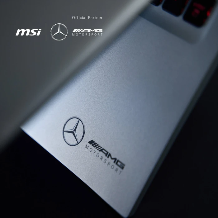 MSI Prestige 16 AI+ Mercedes-AMG Motorsport B2VMG-209, Urban Silver, Core Ultra 9 288V, 32GB RAM, 2TB SSD, DE