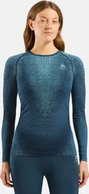 Odlo Blackcomb Baselayer Funktionsshirt langarm provincial blue (Damen)