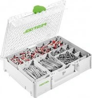 Festool SYS3 ORG M 89 SD-Set Schrauben/Dübel-Sortiment inkl. Systainer, 670 Stück (577353)