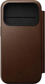 Nomad Modern Leather Folio für Apple iPhone 17 Pro braun