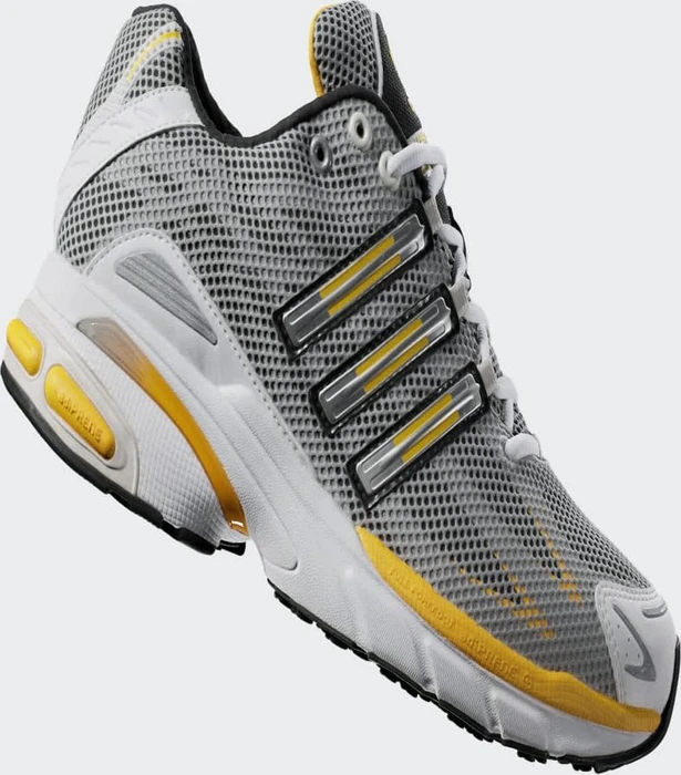 adidas Adistar Cushion chalk white/core black/crew yellow