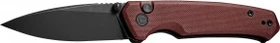 Civivi Altus Button Lock/Stud Taschenmesser burgundy g10/black stonewashed