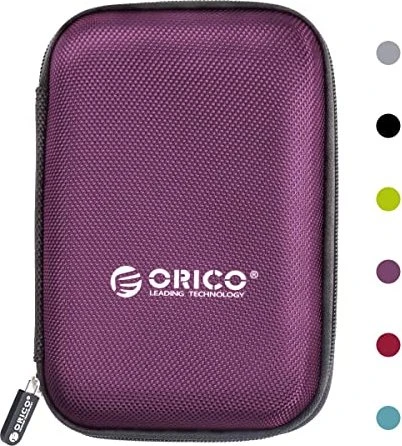 Orico 2.5" HDD Protection Bag, Tasche für externe Festplatte, 2.5", violett