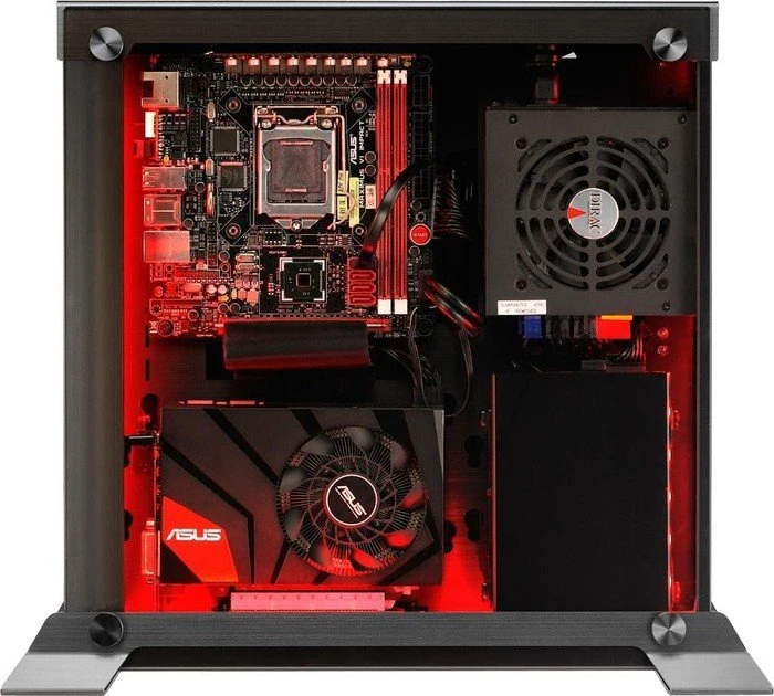 Lian Li PC-O5 schwarz, Glasfenster, Mini-ITX