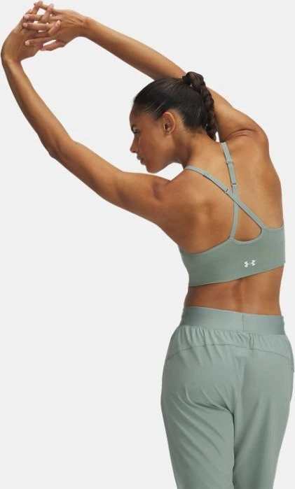 Under Armour Vanish Seamless Low Sport-BH silica green/white (Damen)