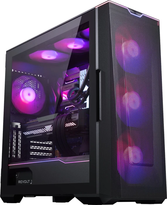 Phanteks Eclipse G500A DRGB, schwarz, Glasfenster