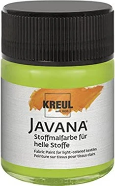 Kreul Javana Stoffmalfarbe für helle Stoffe, maigrün, 50ml