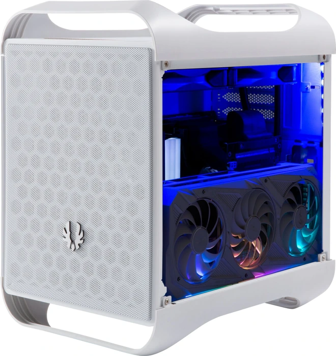 BitFenix Prodigy M 2022 ARGB, weiß, Glasfenster
