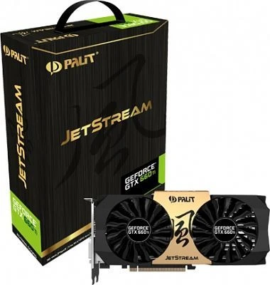 Palit GeForce GTX 660 Ti JetStream, 2GB GDDR5, 2x DVI, HDMI, DP
