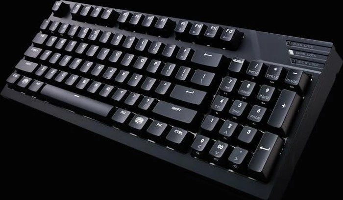 Cooler Master MasterKeys Pro M, LEDs weiß, White, MX BROWN, USB, DE