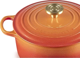 Le Creuset Signature Gusseisen Bräter rund flamme dorée 20cm 2.4l