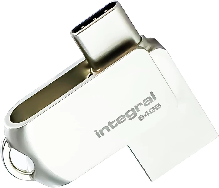 Integral 360-C Dual 64GB, USB-A + USB-C, USB 3.2 Gen 1×1