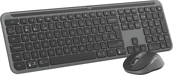 Logitech MK950 Signature Slim Combo for Business Graphite, Logi Bolt, USB/Bluetooth, UK