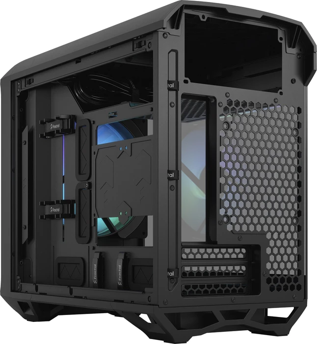Fractal Design Torrent Nano Black RGB TG Light Tint, Glasfenster, Mini-ITX