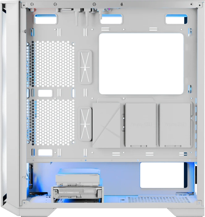 Modecom Horizon ARGB Flow White, Glasfenster