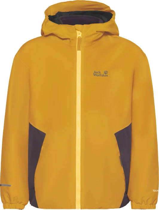 Jack Wolfskin Iceland 3in1 Funktionsjacke burly yellow JW (Junior)