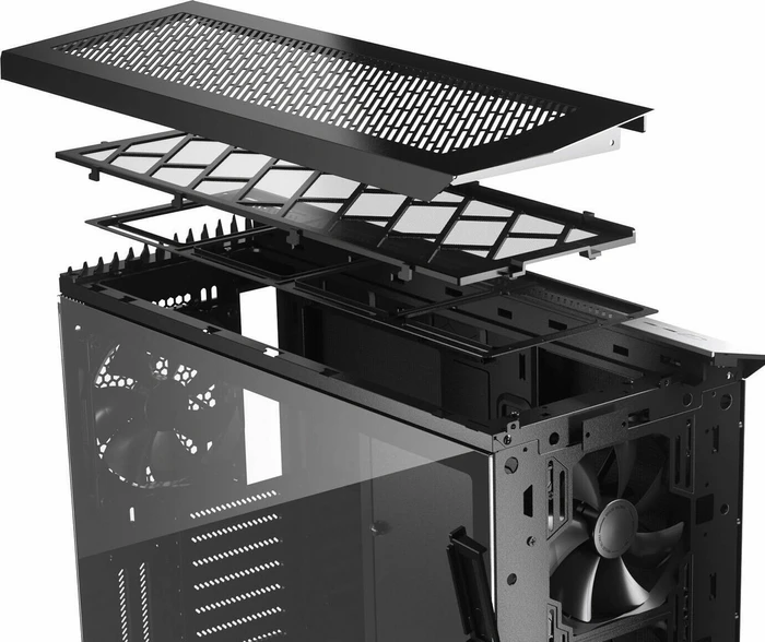 Fractal Design Vector RS Blackout TG, Glasfenster