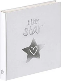 Walther Design Buch Fotoalbum Baby Little Star 31x29 weiß