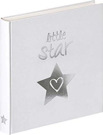 Walther Design Buch Fotoalbum Baby Little Star 31x29 weiß