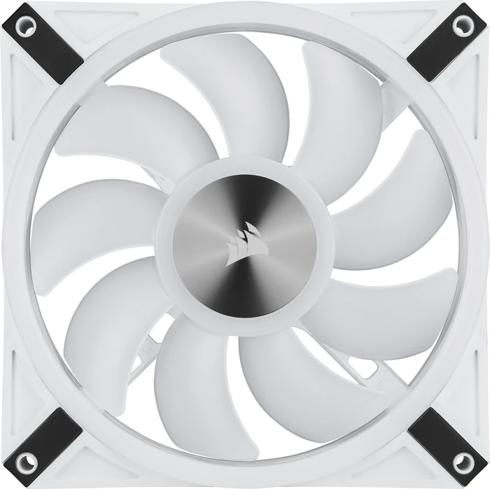 Corsair QL Series iCUE QL140 RGB PWM Dual Fan Kit, weiß, LED-Steuerung, 140mm, 2er-Pack
