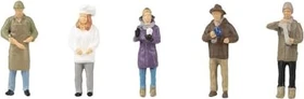 Faller Miniaturfiguren - Weihnachtsmarktbesucher