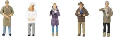 Faller Miniaturfiguren - Weihnachtsmarktbesucher