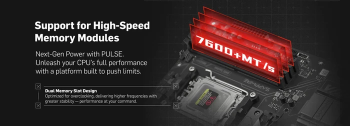 Sapphire Pulse B850M WIFI (AMD AM5)