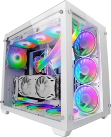 Mars Gaming MCV3, weiß, Glasfenster (MCV3W)