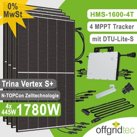 Offgridtec hoymiles HM-1500 + Trina Solar TSM-DE09R.08, 1.5kW, 1.70kWp