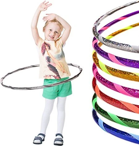 Hoopomania Glamour 70cm Junior Gymnastikreifen silber