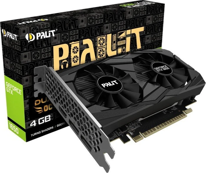 Palit GeForce GTX 1650 Dual OC, 4GB GDDR5, HDMI, 2x DP
