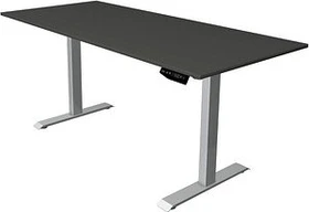 Kerkmann Move 1 elektrisch höhenverstellbarer Sitz-Steh-Schreibtisch 180x80cm anthrazit/silber